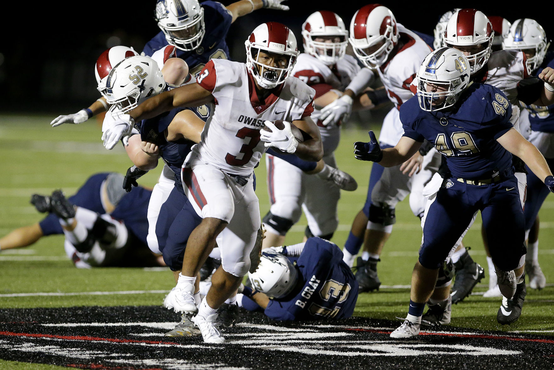 Key matchups: Owasso RB Isaiah Jacobs against Fayetteville’s defense